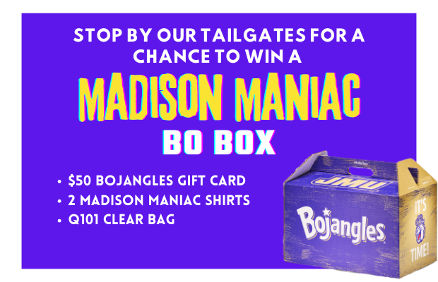 JMU Bojangles Tailgate Giveaway