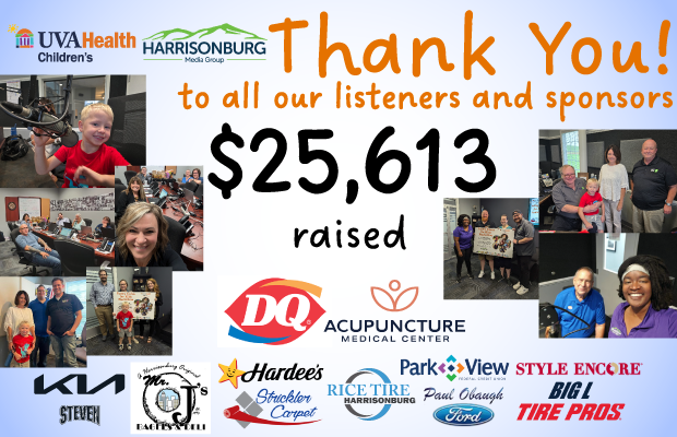 Thank You!: Over $25K raised for the Valley Cares for Kids Radiothon