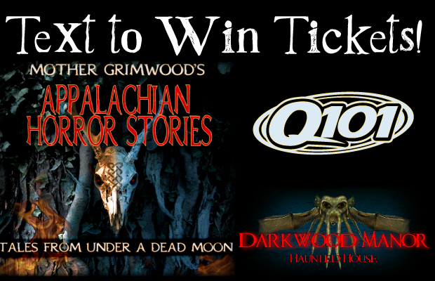 Text to Win Darkwood Manor Tickets!
